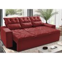 Ver imagem 1 de Sofá 3 Lugares Retrátil e Reclinável 2,00m Cama Inbox Smal com Bordado Pantográfico Suede
