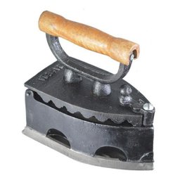 Ferro de Passar À Brasa Artesanal Ferro Fundido Mod Antigo - 1