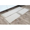 Ver imagem 1 de Jogo de Cozinha Tapetes com Passadeira Kit 3 Peças Cru