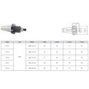 Ver imagem 3 de Porta Fresa Combinado Modelo Sk40 - 32 - 60 - Din 69871/ Din 6358
