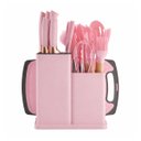 Ver imagem 1 de Conjunto de Utensilios de 19pc Rosa