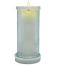 Ver imagem 2 de Porta Vela Vidro e Mármore G para Vela 7 Dias