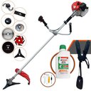Ver imagem 1 de Roçadeira Anmax Cg520p-tb À Gasolina 52cc 2,2hp + 6 Facas + Escova + Óleo Stihl 2 Tempos