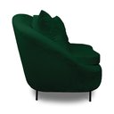Ver imagem 5 de Poltrona Decorativa Orgânica Pé Ferro Pto Zaya Bouclê Verde C05 - D'Rossi