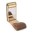 Ver imagem 2 de Barbeador Kemei Rscw-5500 Dourado Recarregável Bivolt