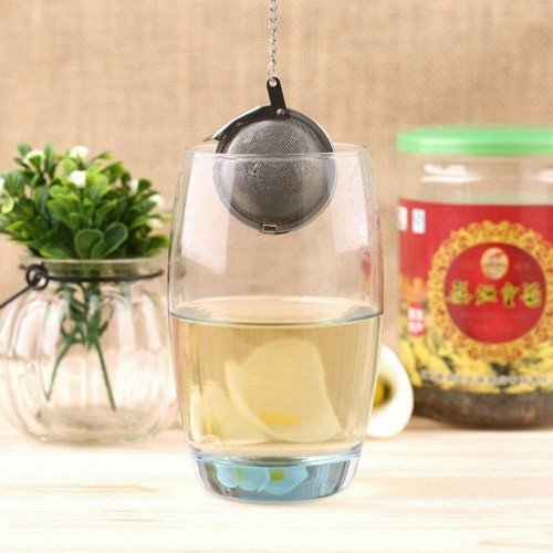 Kit 6 Infusor De Chá Aço Inox Coador Peneira Chaleira Erva - 7