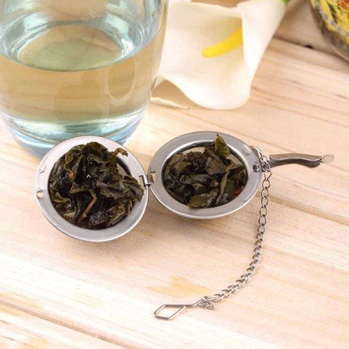 Kit 6 Infusor De Chá Aço Inox Coador Peneira Chaleira Erva - 9