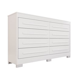 Cômoda para Quarto 8 Gavetas Diamante Espresso Móveis - 3