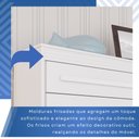 Ver imagem 6 de Cômoda para Quarto 8 Gavetas Diamante Espresso Móveis