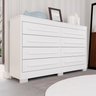 Cômoda para Quarto 8 Gavetas Diamante Espresso Móveis - 2