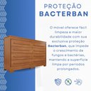 Ver imagem 6 de Cômoda para Quarto 8 Gavetas Diamante Espresso Móveis Marrom/Cinamomo