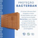 Ver imagem 5 de Cômoda para Quarto 2 Portas 8 Gavetas Esmeralda Expresso Móveis Marrom/Cinamomo