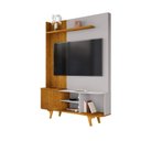 Ver imagem 2 de Estante para TV e Home Theater até 55 Polegadas 136CMX192,5cm Pés em Madeira Maciça Corumbaú Marrom