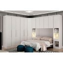 Ver imagem 4 de Modulo Safira Casal para Guarda Roupa em Mdf Clic Móveis Branco