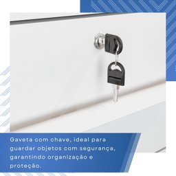 Cômoda para Quarto 1 Portas 6 Gavetas Jade Expresso Móveis - 5