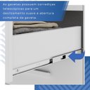 Ver imagem 6 de Cômoda para Quarto 1 Portas 6 Gavetas Jade Expresso Móveis