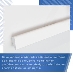Cômoda para Quarto 1 Portas 6 Gavetas Jade Expresso Móveis - 7