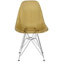 Ver imagem 2 de Cadeira Charles Eames Cristal Eiffel Designer Bege