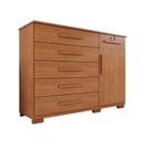 Ver imagem 2 de Cômoda para Quarto 1 Portas 6 Gavetas Jade Expresso Móveis