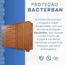 Ver imagem 5 de Cômoda para Quarto 1 Portas 5 Gavetas Jaspe Expresso Móveis Marrom/Cinamomo