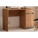 Ver imagem 4 de Mesa Multiuso Escritório Office Morada c/ 1 Porta e 1 Gaveta Branco - Demóbile