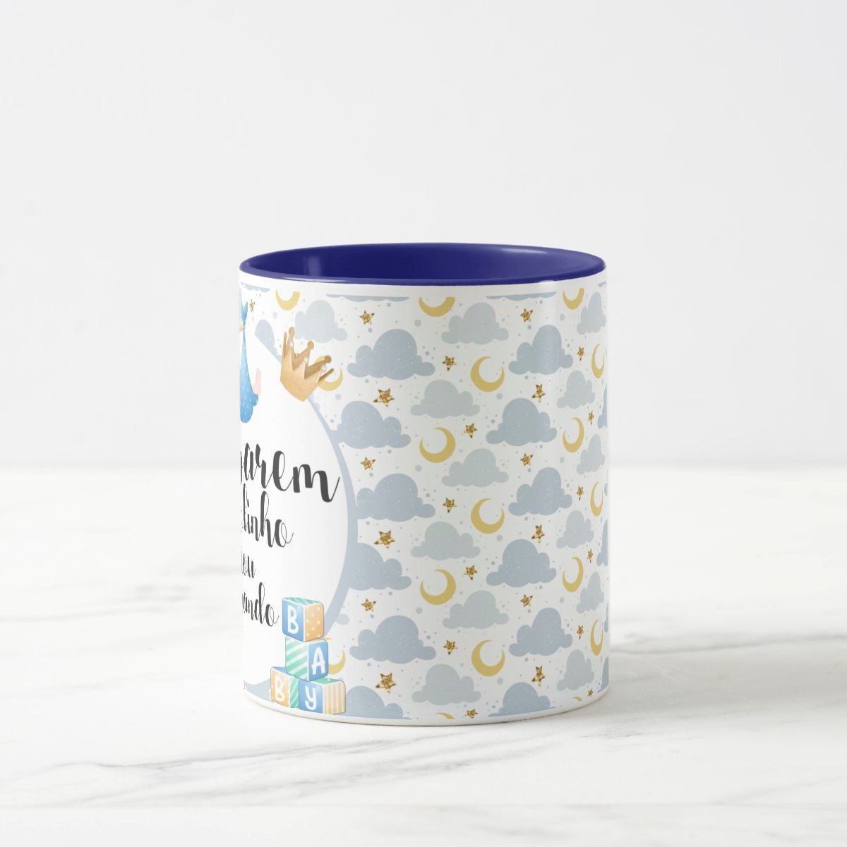 Caneca Personalizada Para Anunciar Gravidez Amigos Família - 3