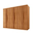 Ver imagem 2 de Guarda-Roupa Casal 100% MDF 6 Portas e 6 Gavetas Olimpo Marrom/Marromle