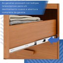 Ver mais imagens de Cômoda para Quarto 7 Gavetas Topázio Expresso Móveis Marrom/Cinamomo