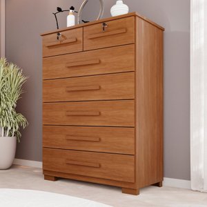 Cômoda para Quarto 7 Gavetas Topázio Expresso Móveis