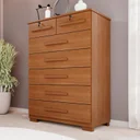 Ver imagem 2 de Cômoda para Quarto 7 Gavetas Topázio Expresso Móveis