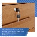Ver imagem 7 de Cômoda para Quarto 7 Gavetas Topázio Expresso Móveis Marrom/Cinamomo