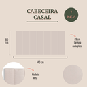 Ver imagem 2 de Cabeceira Casal Modulada Reta Cama Box