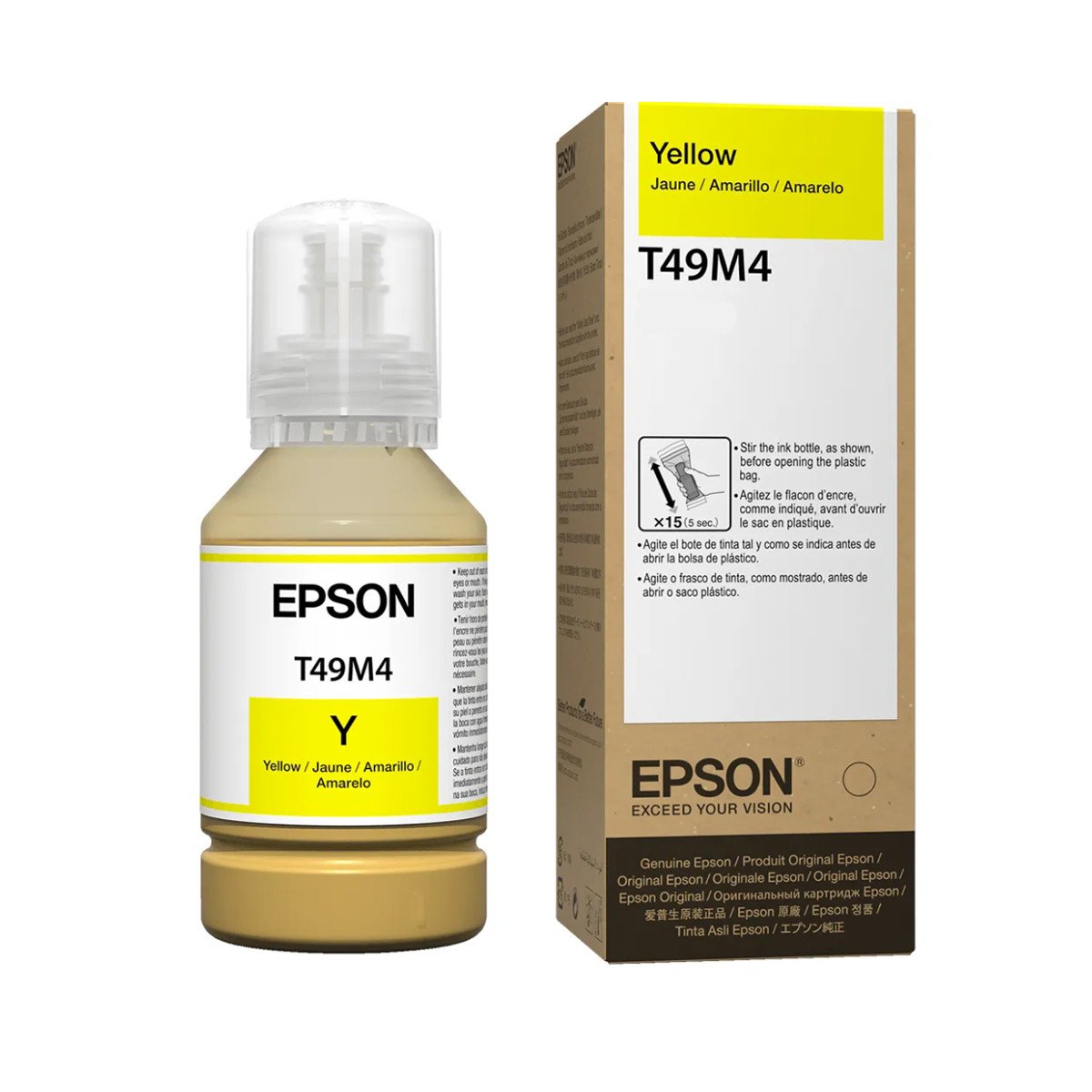 Tinta Sublimatica Epson T49m420 T49m Amarelo | F170 F571 F570 | Original 140ml