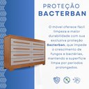 Ver imagem 6 de Cômoda para Quarto 8 Gavetas Diamante Espresso Móveis Marrom/Cinamomo/Off White