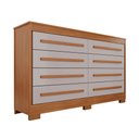 Ver imagem 3 de Cômoda para Quarto 8 Gavetas Diamante Espresso Móveis