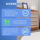 Ver imagem 5 de Cômoda para Quarto 8 Gavetas Diamante Espresso Móveis Marrom/Cinamomo/Off White