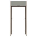 Ver imagem 6 de Porta-geladeira 103 Cm 1 Porta Basculante Rustic/cinza Agata Madesa