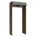 Ver imagem 7 de Porta-geladeira 103 Cm 1 Porta Basculante Rustic/cinza Agata Madesa