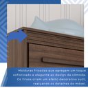 Ver mais imagens de Cômoda para Quarto 8 Gavetas Diamante Expresso Móveis