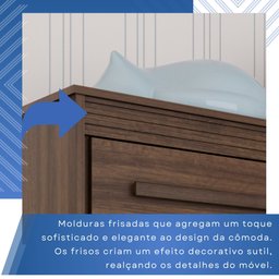 Cômoda para Quarto 8 Gavetas Diamante Expresso Móveis - 8