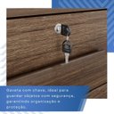 Ver mais imagens de Cômoda para Quarto 2 Portas 8 Gavetas Esmeralda Expresso Móveis