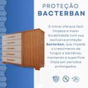 Ver imagem 5 de Cômoda para Quarto 1 Portas 5 Gavetas Jaspe Expresso Móveis Marrom/Cinamomo/Off White