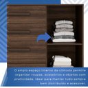 Ver imagem 7 de Cômoda para Quarto 1 Portas 4 Gavetas Pérola Expresso Móveis
