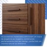 Cômoda para Quarto 1 Portas 4 Gavetas Pérola Expresso Móveis - 9