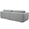 Sofá Retrátil Reclinável para Sala Living 3 Lugares Jacob 254cm T03 Linho Cinza Urano - Lyam - 4