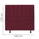 Ver imagem 3 de Cabeceira para Cama Box Casal 1,60 Cm Clara:bordo