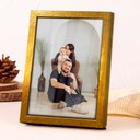Ver imagem 1 de Porta Retrato Tradicional Ouro