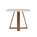 Ver imagem 5 de Mesa de Jantar 135cm Retangular Avena Branco/Canella/Off White Fosco