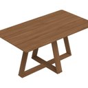 Ver imagem 7 de Mesa de Jantar 160cm Retangular sem Vidro Avena Marrom/Cannela