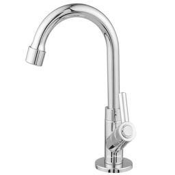 Torneira Lavatório Banheiro Bica Móvel Abs 1095 C-72 ¼ Volta:Cromado - 3